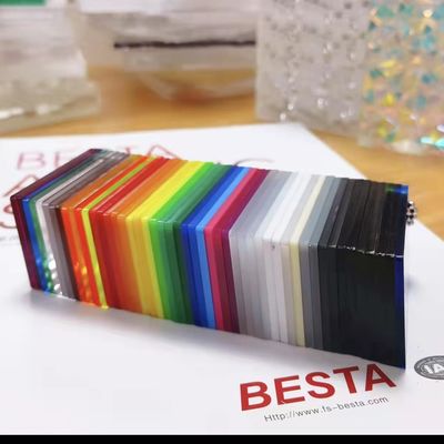 High Gloss 6ft X 10ft Glass Look Cast Acrylic Sheets For Furniture Manufacturing